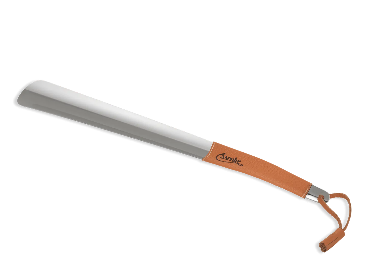 Saphir Schuhanzieher 41 cm Schuhlöffel Metall silber