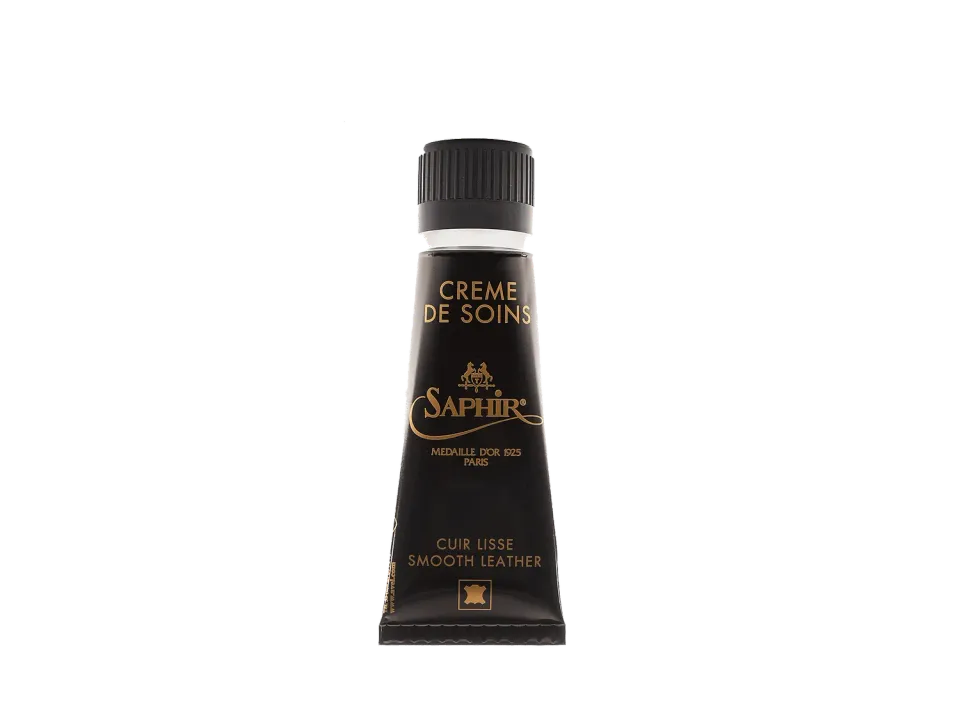 Saphir Creme de Soins Ledercreme Schwarz Bienenwachs