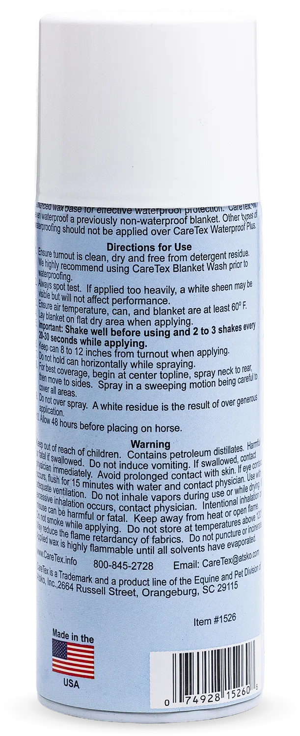 Atsko CareTex Waterproof Plus Imprägnierung Wachs Pferdedecke