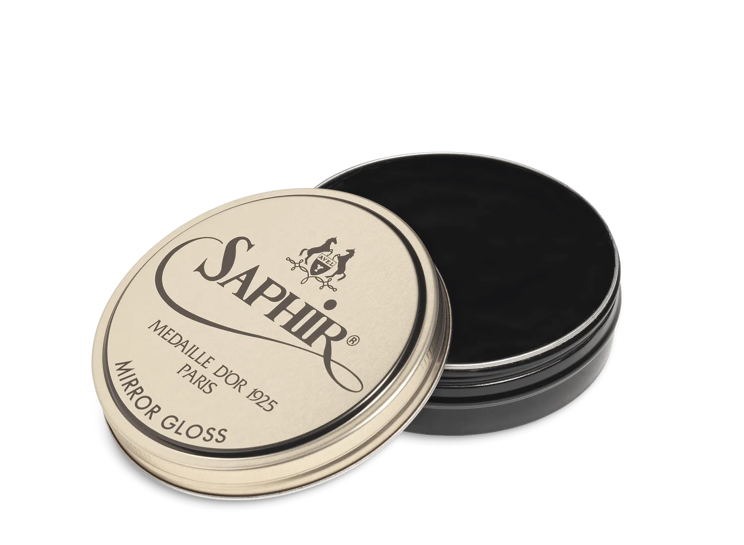 Saphir Mirror Gloss Wachspolitur 01 Black Hochglanz