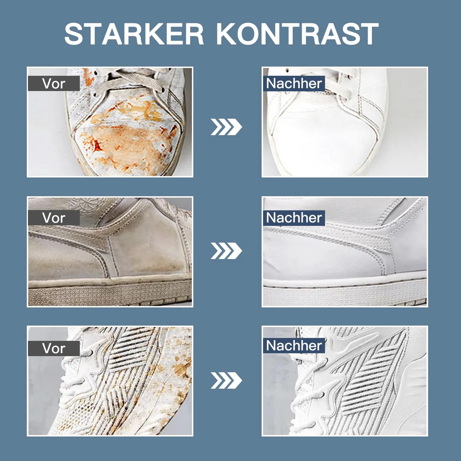Sanyhom 8 in 1 Sneaker Reinigungsset 8-teilig Wildleder