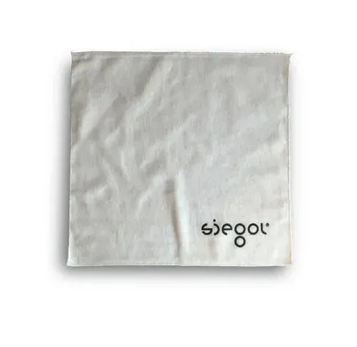 SIEGOL Poliertuch Schuhputztuch 35x35 cm weiß