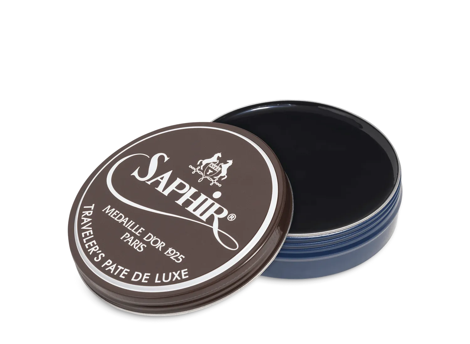 Saphir Traveler's Pate de Luxe Schuhwachs Schwarz