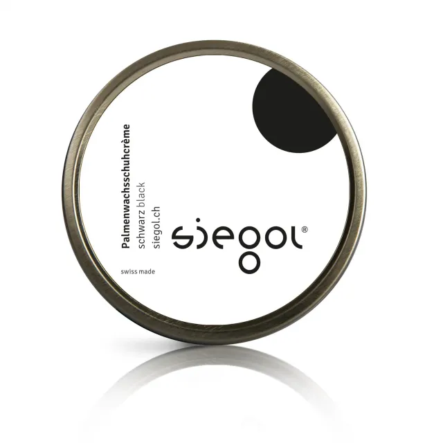 SIEGOL Palmenwachs Schuhcreme schwarz 150 ml Glanz