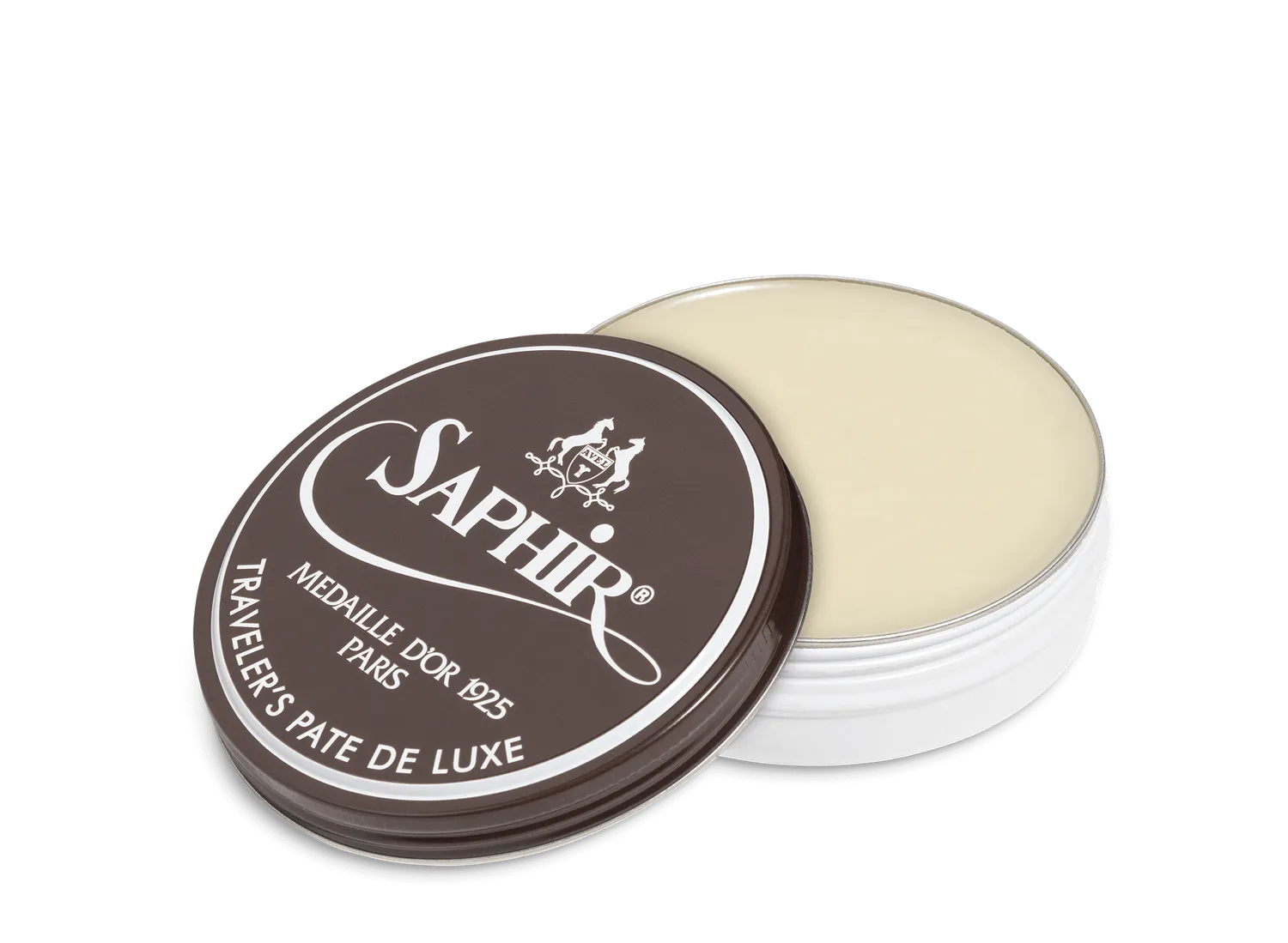 Saphir Traveler's Pate de Luxe Schuhwachs Schwarz