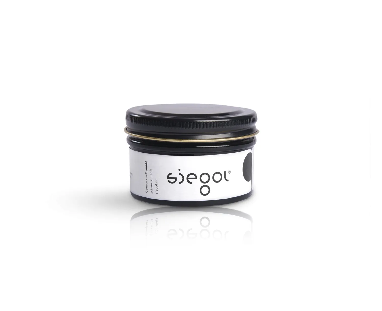 SIEGOL Cordovan-Pomade Schuhcreme schwarz 50 ml