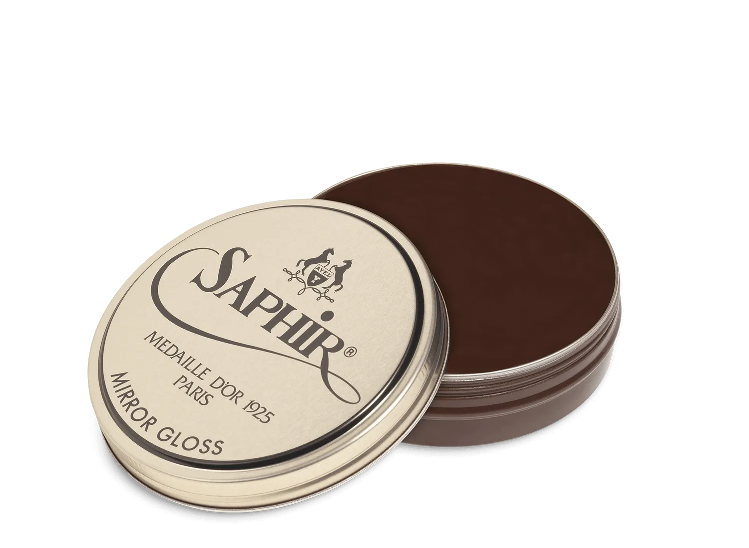 Saphir Mirror Gloss Wachspolitur 01 Black Hochglanz