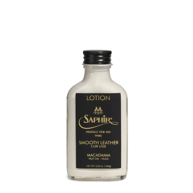 Saphir Macadamia Lotion Lederpflege feines Glattleder
