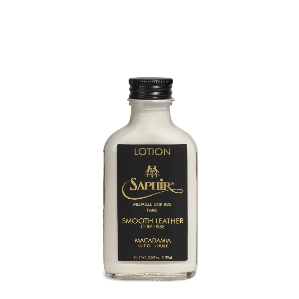 Saphir Macadamia Lotion Lederpflege feines Glattleder