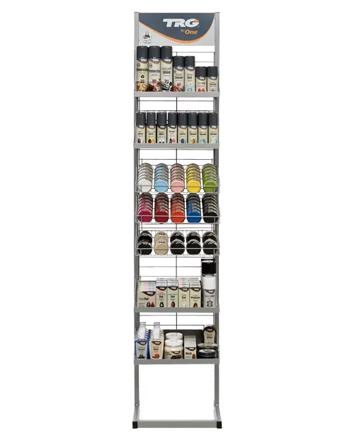 TRG Expositor Verkaufsständer 180 cm für Schuhpflege