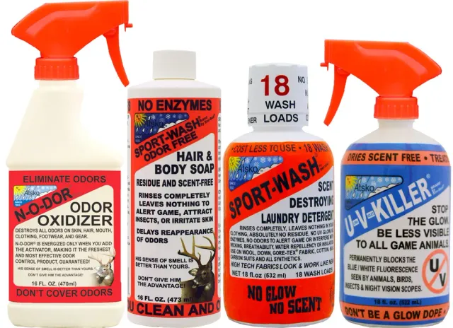 Atsko N-O-DOR Scent UV Control System Jagd Set