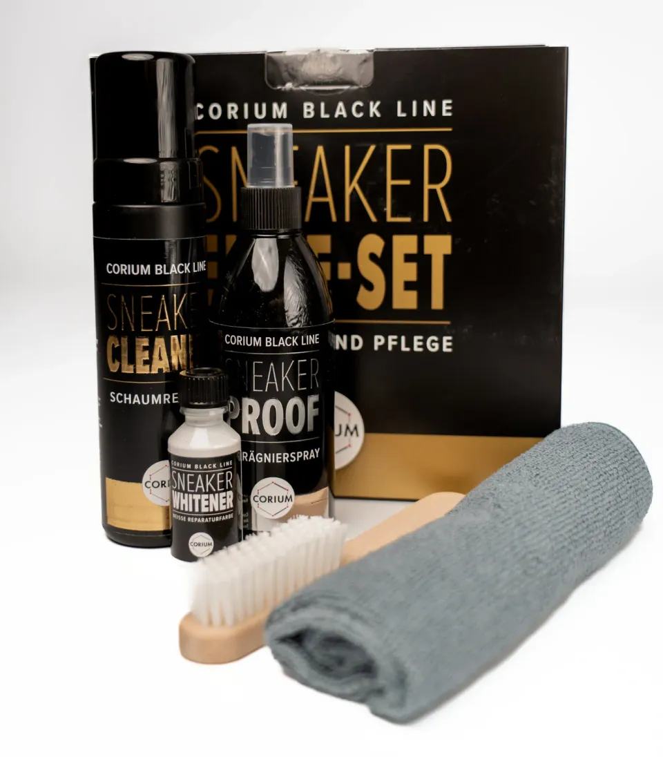 cura corii Sneaker Elite-Set Reinigungsset 5-teilig weiß