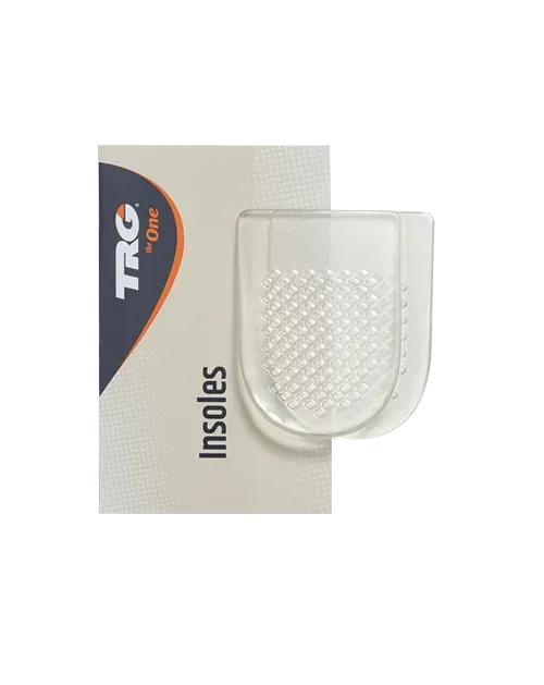 TRG Insoles Gel Heel Cushion Fersenkissen Gel Gr. 1-2 weich