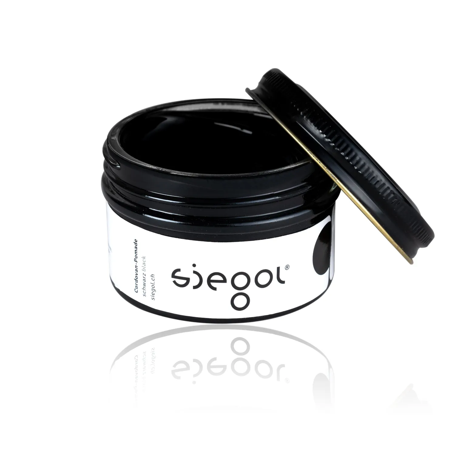 SIEGOL Cordovan-Pomade Schuhcreme schwarz 50 ml