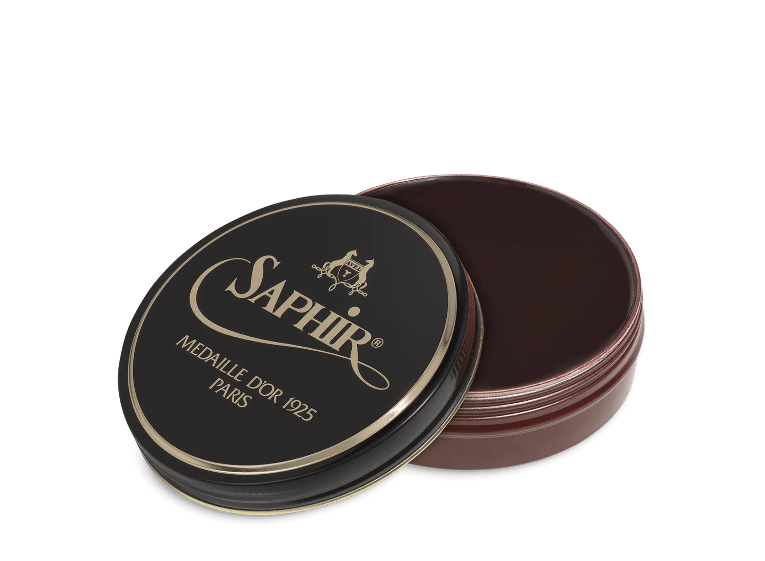 Saphir Pate de Luxe Schuhwachs Schwarz 50 ml