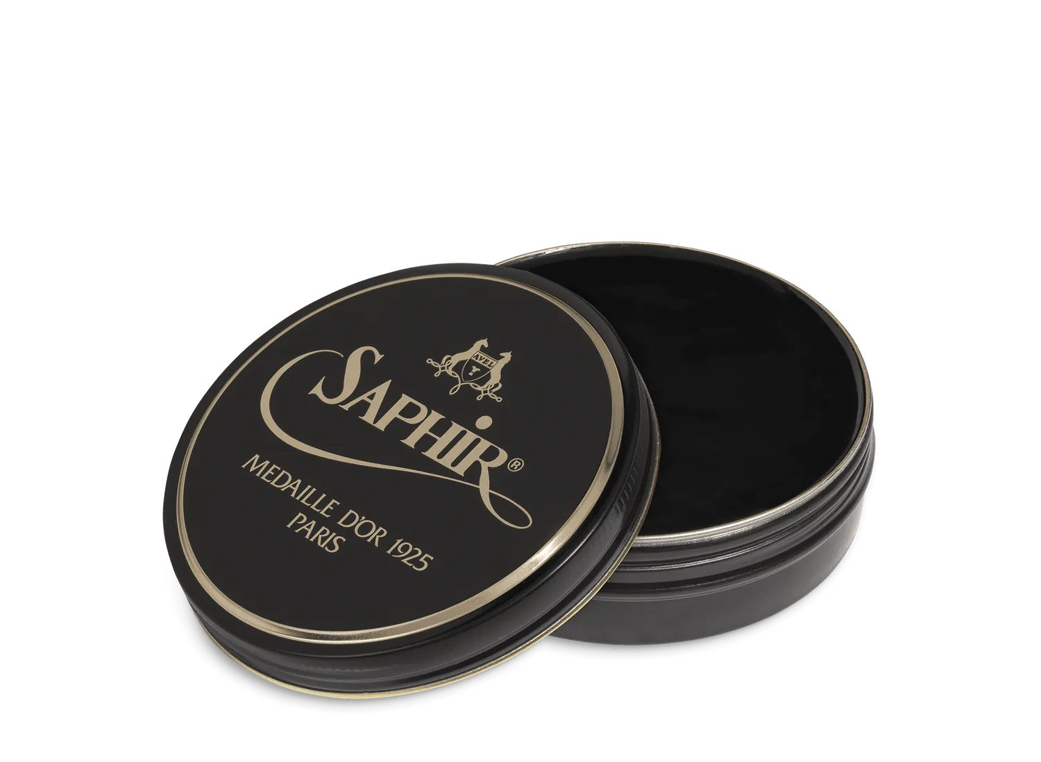 Saphir Pate de Luxe Schuhwachs Schwarz 50 ml