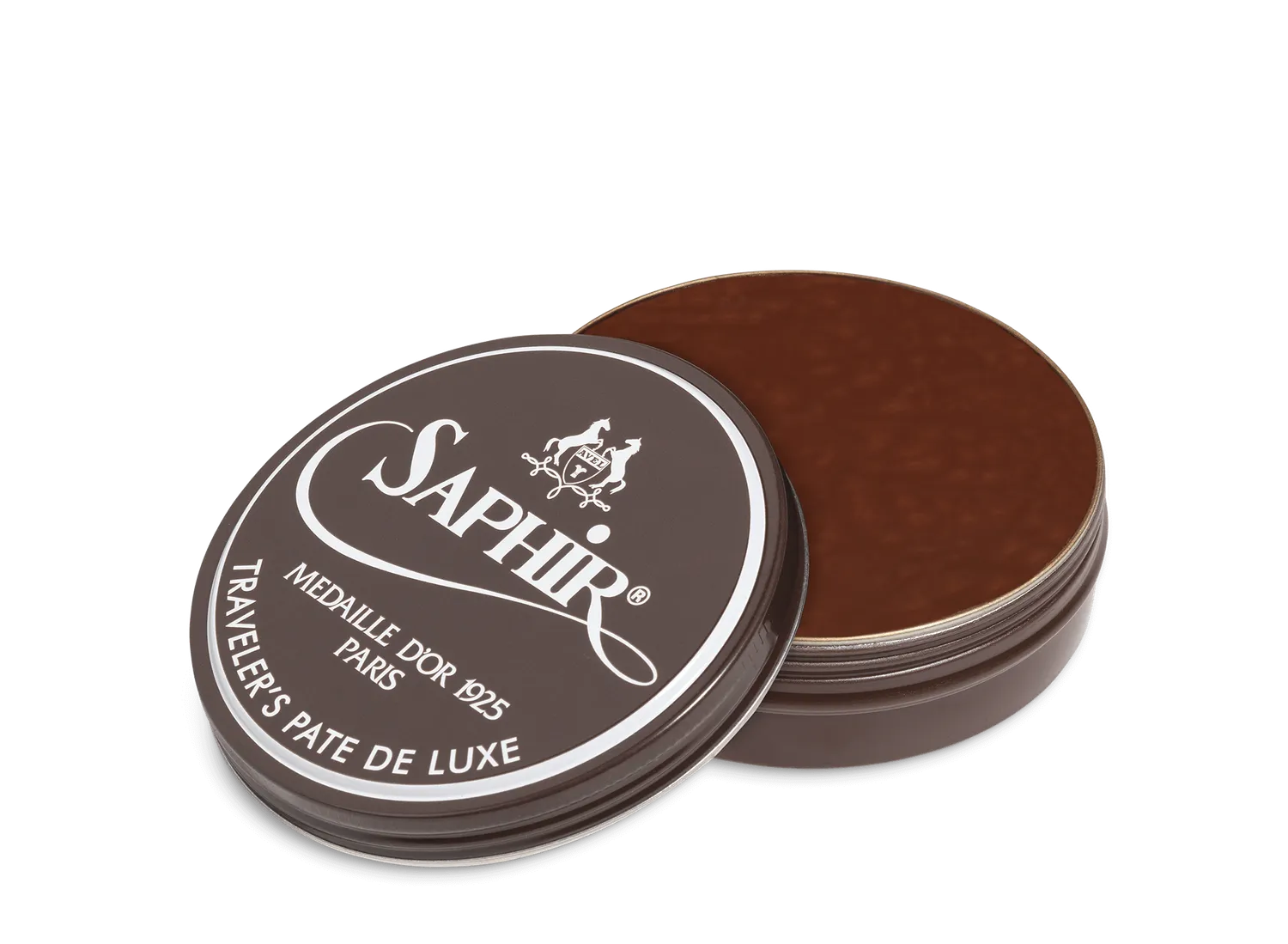 Saphir Traveler's Pate de Luxe Schuhwachs Schwarz