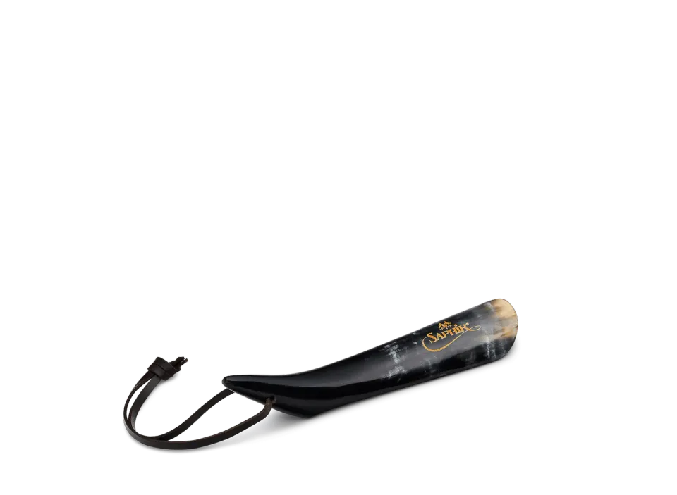 Saphir Schuhanzieher 21,5 cm Schuhlöffel Echthorn
