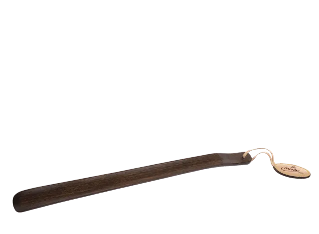Saphir Schuhanzieher Holz 41 cm Ledergriff