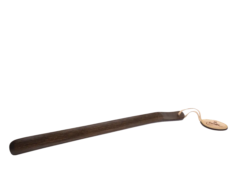 Saphir Schuhanzieher Holz 41 cm Ledergriff