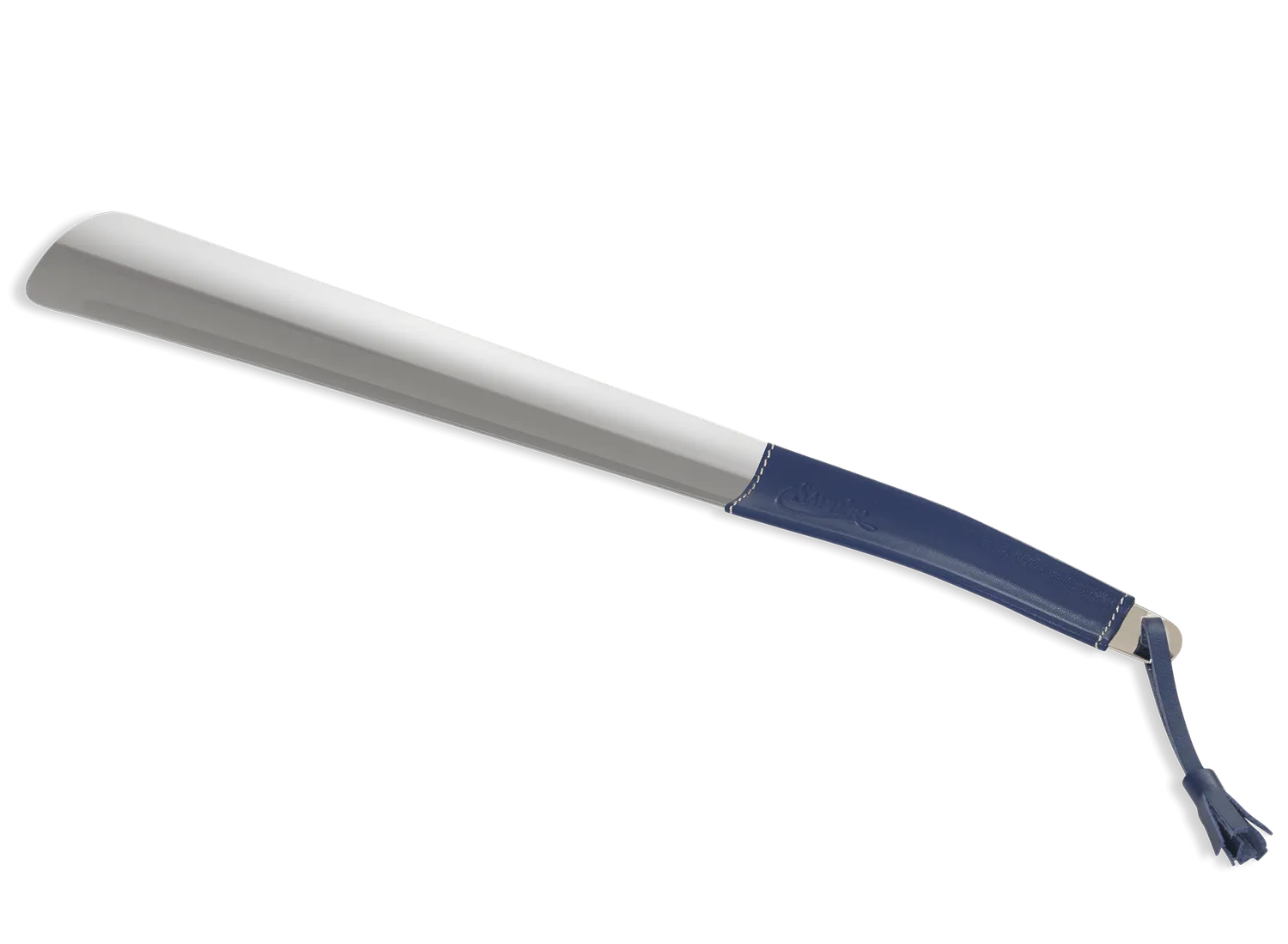 Saphir Schuhanzieher 41 cm Schuhlöffel Metall silber
