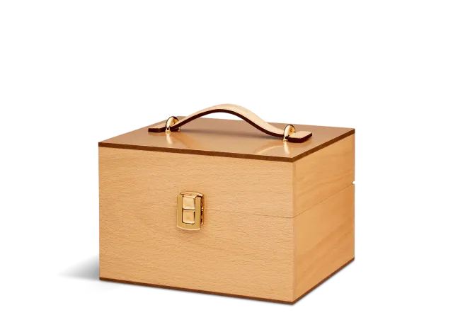 Saphir Groom Box Schuhpflegeset Natural Finish Holzbox