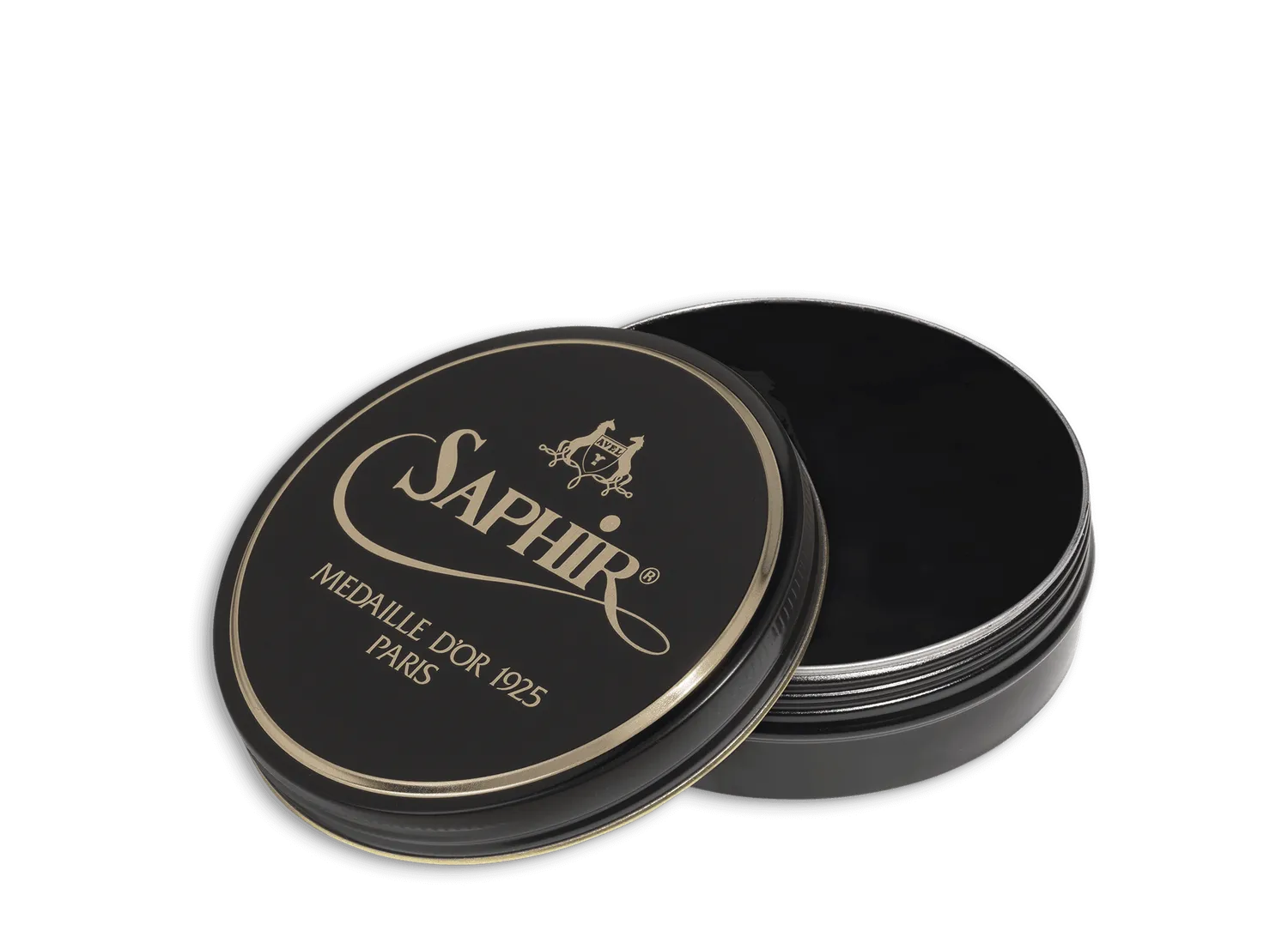 Saphir Pate de Luxe Schuhwachs Schwarz 50 ml