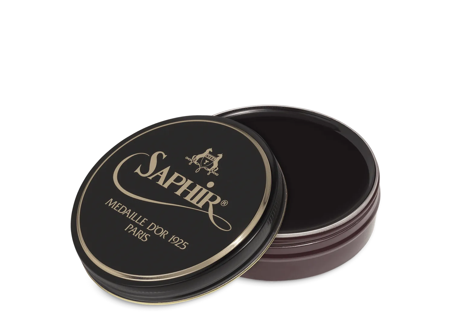 Saphir Pate de Luxe Schuhwachs Schwarz 50 ml