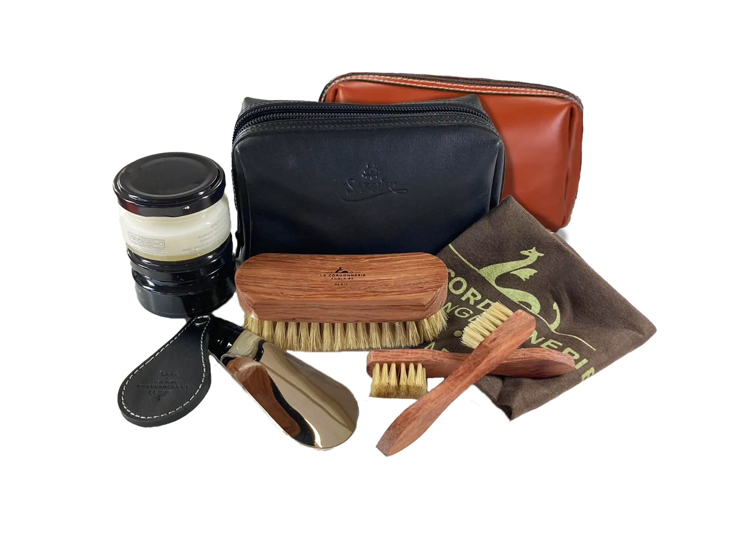 Saphir Clipper Pflegeset Glattleder Etui