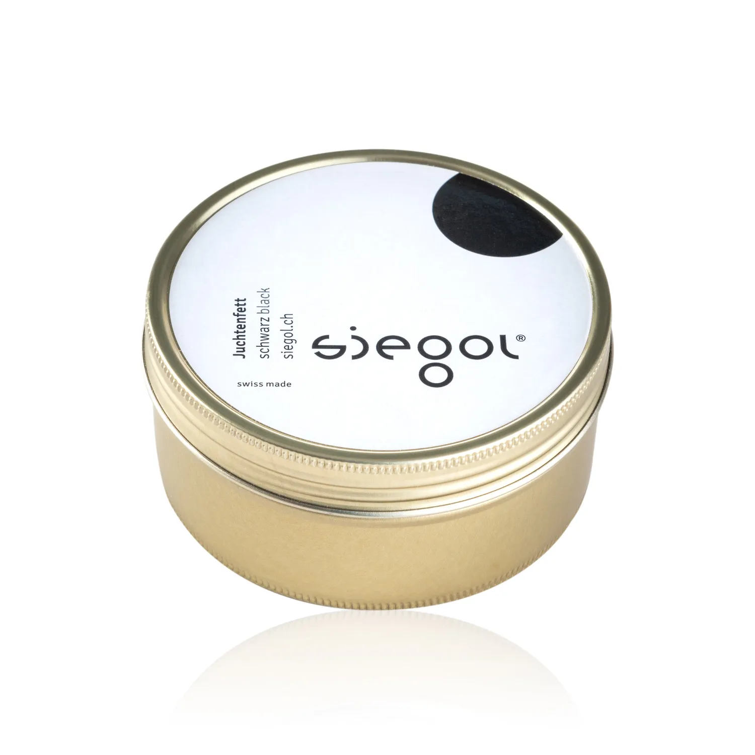 SIEGOL Juchtenfett Lederfett schwarz 150 ml Glattleder