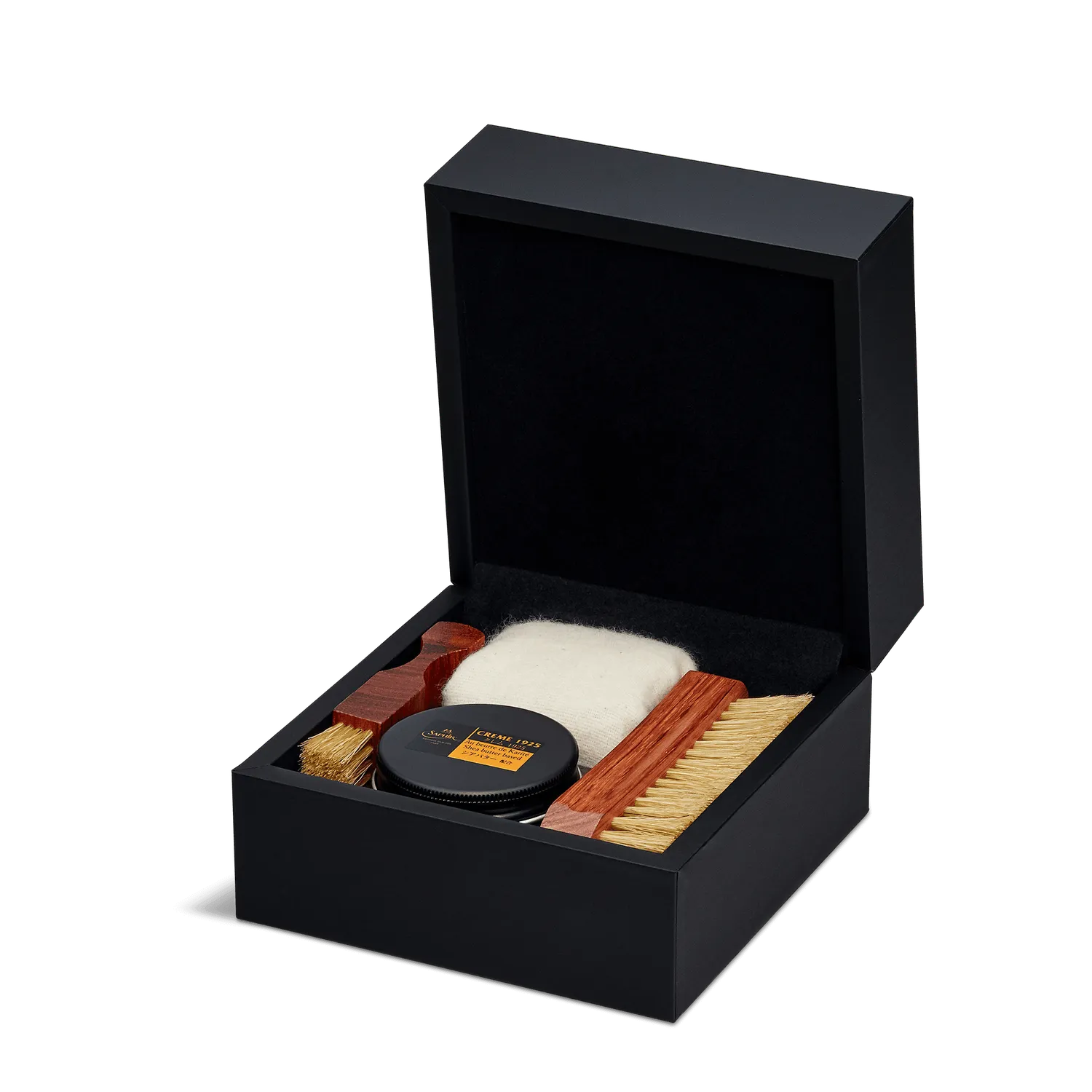 Saphir Ecrin Schuhpflegebox Creme 1925 Schwarz Set