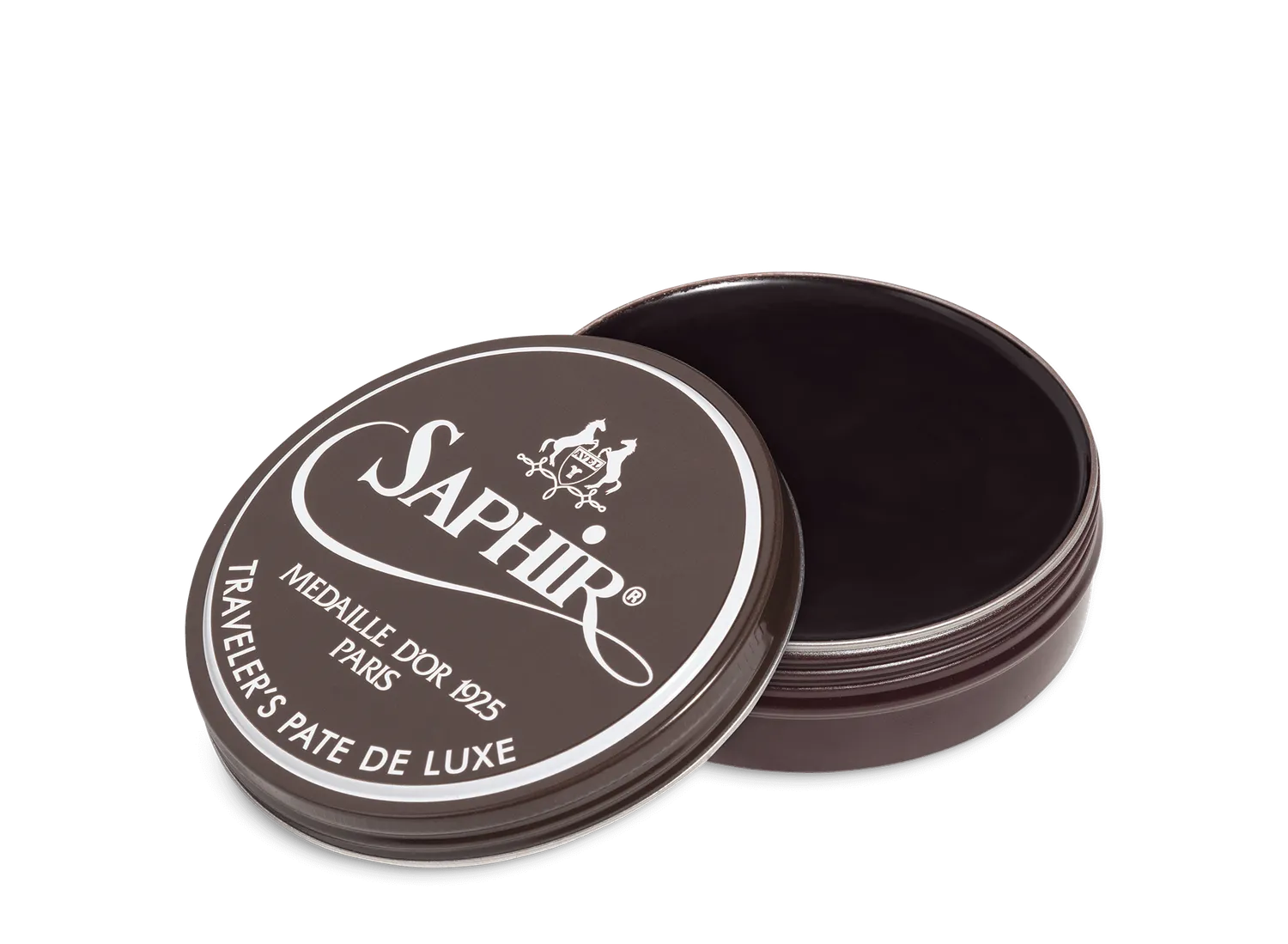 Saphir Traveler's Pate de Luxe Schuhwachs Schwarz