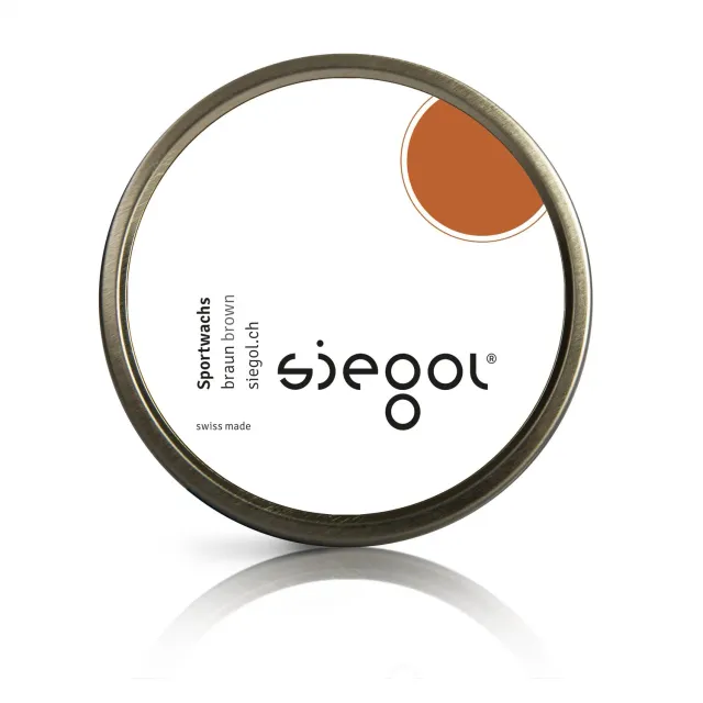 SIEGOL Sportwachs Schuhcreme Schwarz 100ml Hartwachs