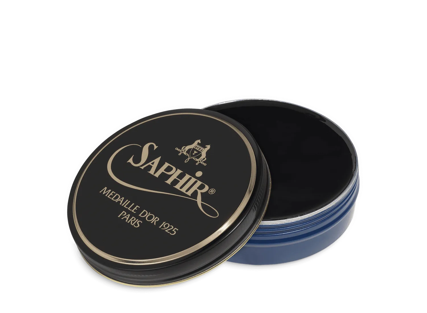 Saphir Pate de Luxe Schuhwachs Schwarz 50 ml