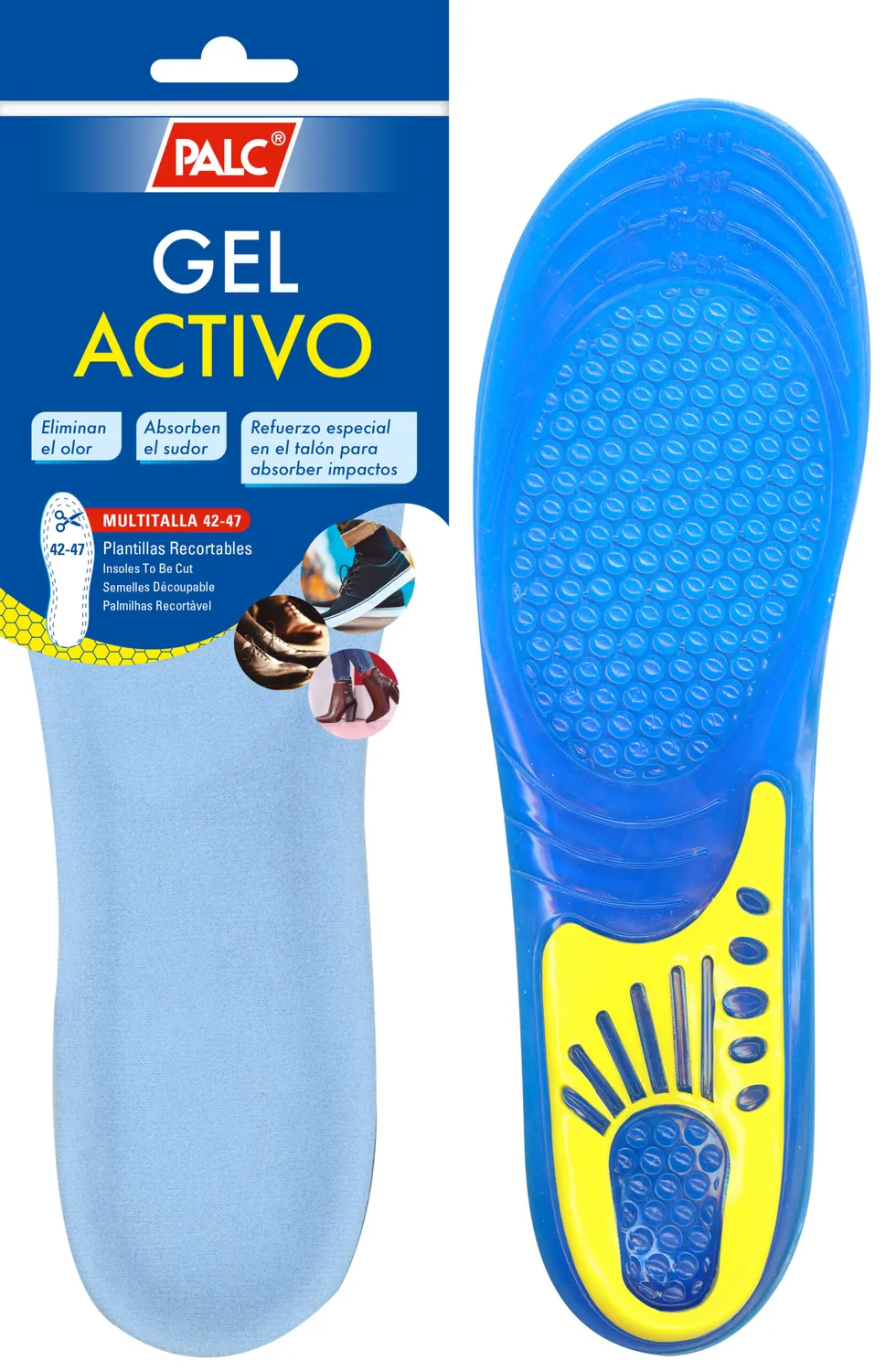 Palc Gel Einlegesohlen Gelsohlen dämpfend