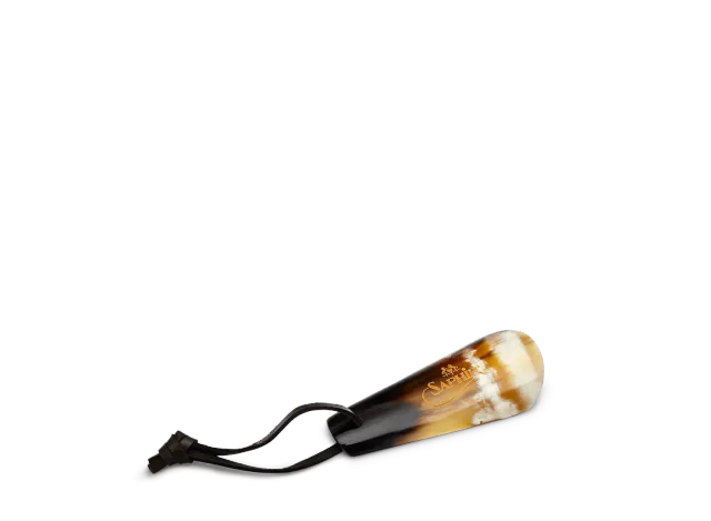 Saphir Schuhanzieher 10 cm Schuhlöffel Echthorn klein