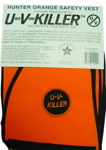 Atsko U-V-Killer Treated Blaze Orange Warnweste Einheitsgröße