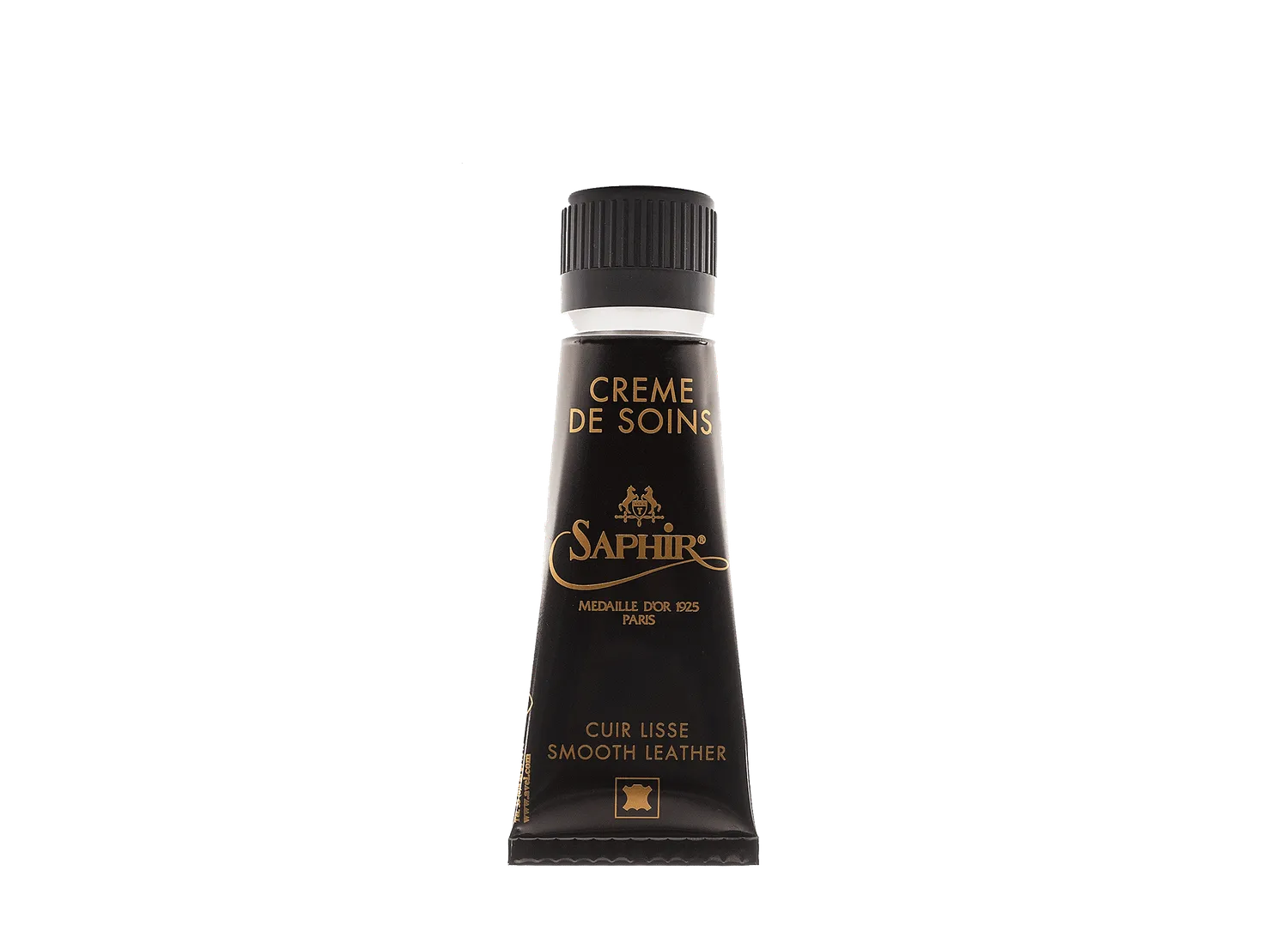 Saphir Creme de Soins Ledercreme Schwarz Bienenwachs