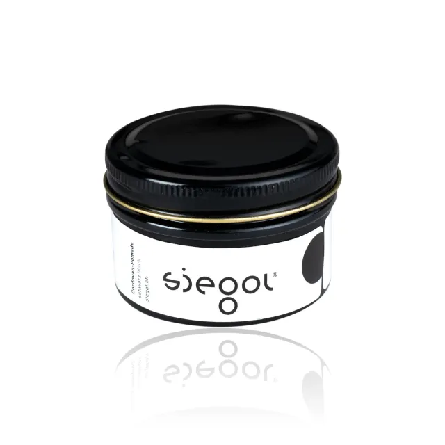 SIEGOL Cordovan-Pomade Schuhcreme schwarz 50 ml