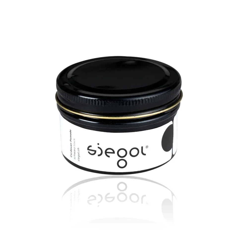 SIEGOL Cordovan-Pomade Schuhcreme schwarz 50 ml