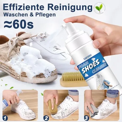Sanyhom 8 in 1 Sneaker Reinigungsset 8-teilig Wildleder