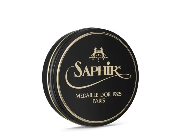 Saphir Pate de Luxe Schuhwachs Schwarz 50 ml