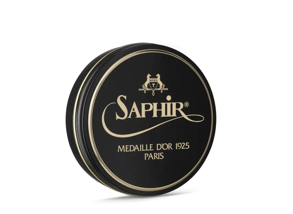 Saphir Pate de Luxe Schuhwachs Schwarz 50 ml
