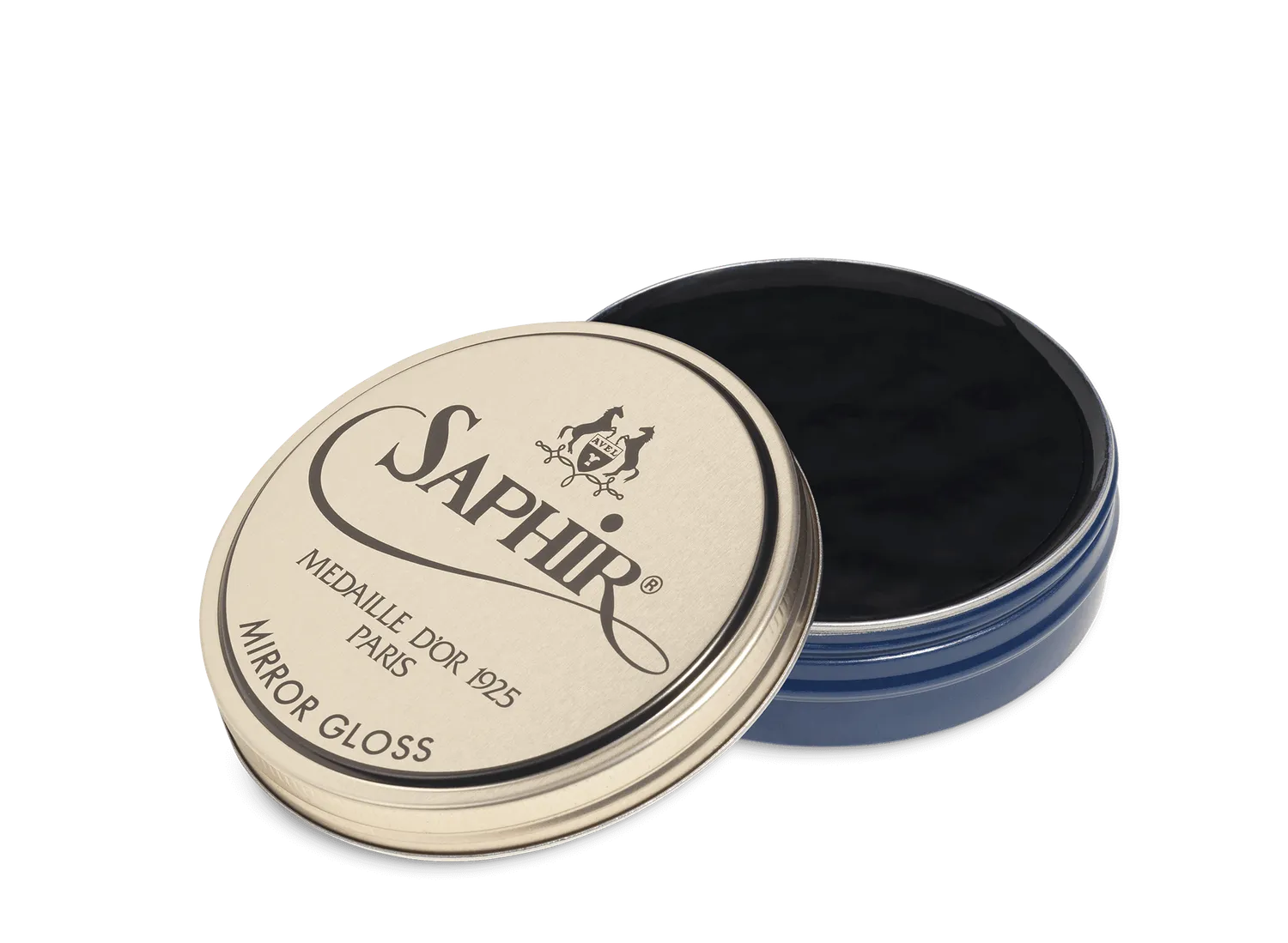 Saphir Mirror Gloss Wachspolitur 01 Black Hochglanz