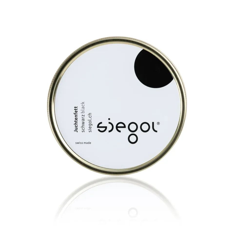 SIEGOL Juchtenfett Lederfett schwarz 150 ml Glattleder