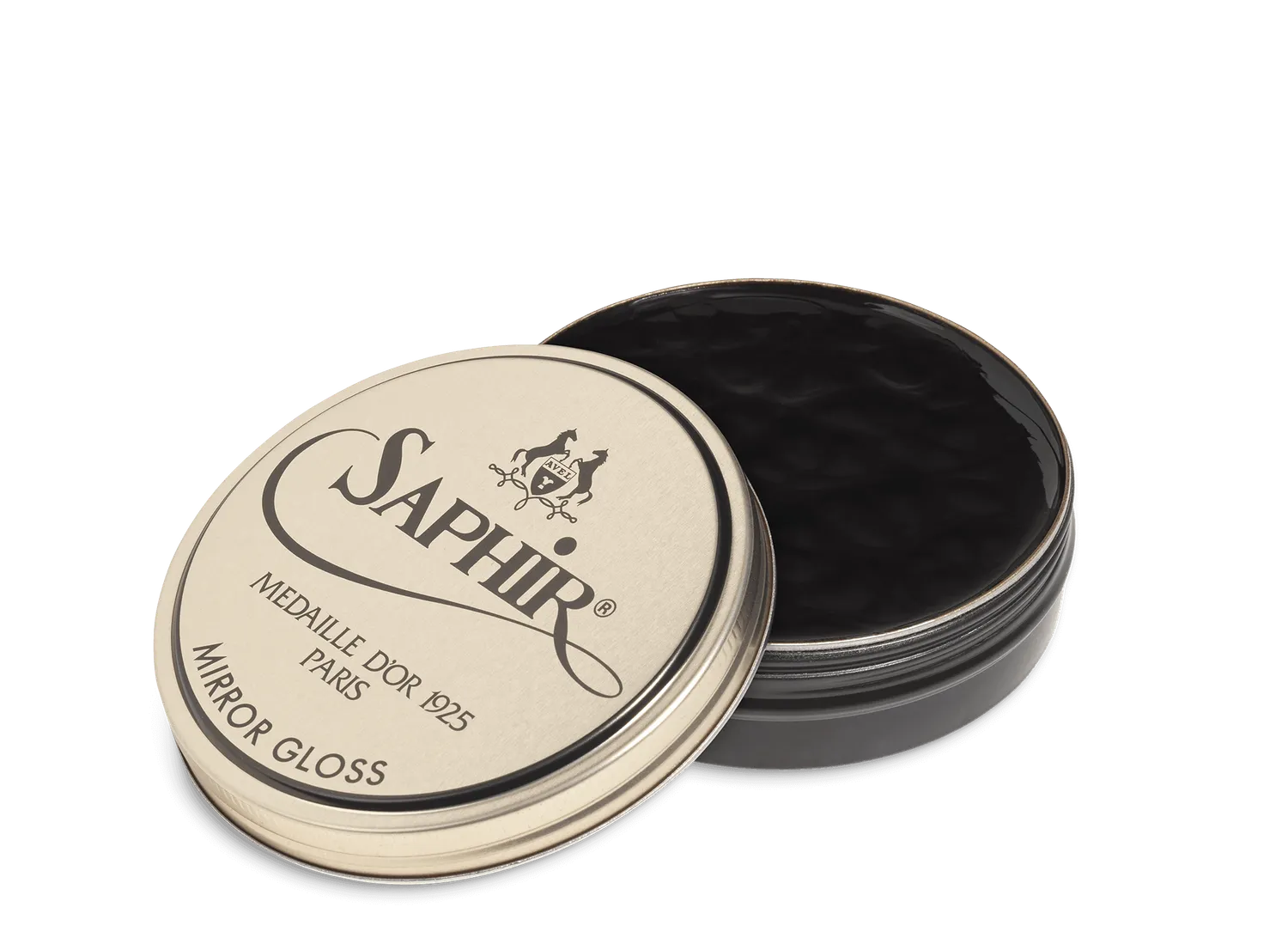 Saphir Mirror Gloss Wachspolitur 01 Black Hochglanz