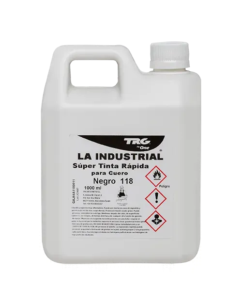 TRG Industrial Super Tinta Lederfarbe 500ml Schwarz