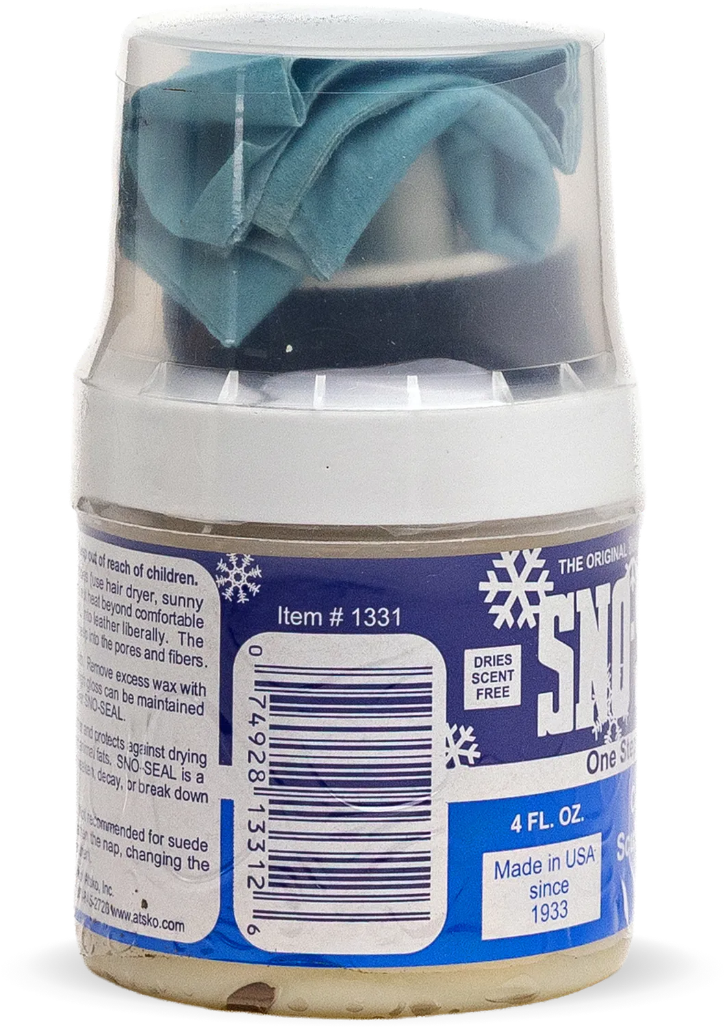 Atsko Sno-Seal Wax Lederwachs mit Applikator Bienenwachs