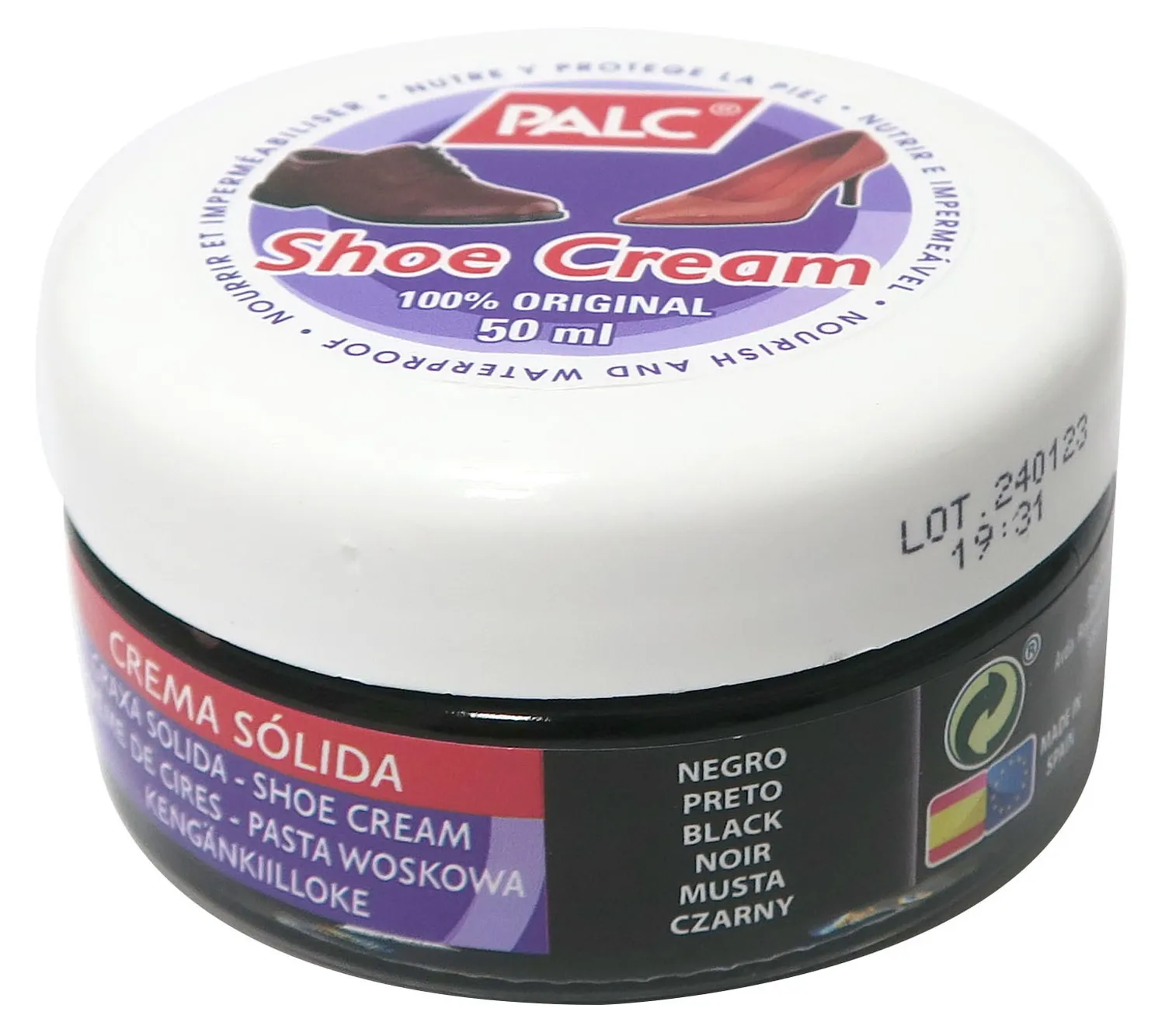 Palc Crema Solida Schuhcreme 50 ml Pflegeglanz