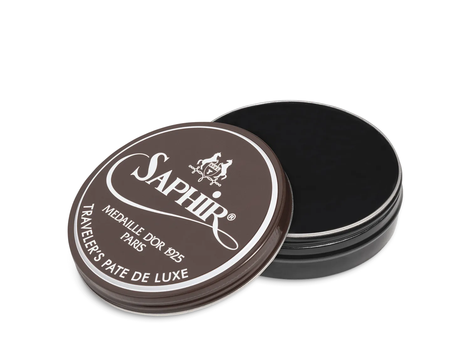 Saphir Traveler's Pate de Luxe Schuhwachs Schwarz